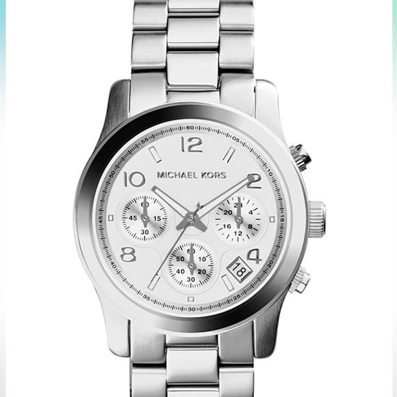 Michael Kors Runway Silver-Tone Watch - Picture 8 of 10